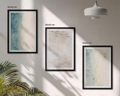 Set tablouri decorative Texturi subtile de acuarelă