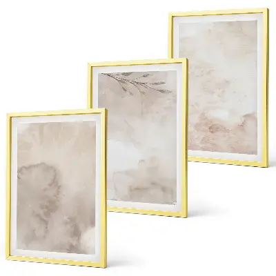 Set tablouri decorative cu vopsele acuarelă în stil boho