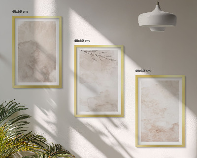 Set tablouri decorative Vopsele acuarelă boho vărsate