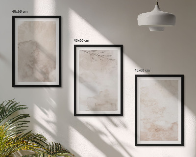 Set tablouri decorative Vopsele acuarelă boho vărsate