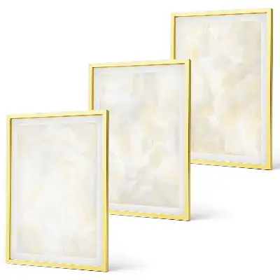 Set de tablouri pentru dormitor cu design de vopsea cu textură strălucitoare