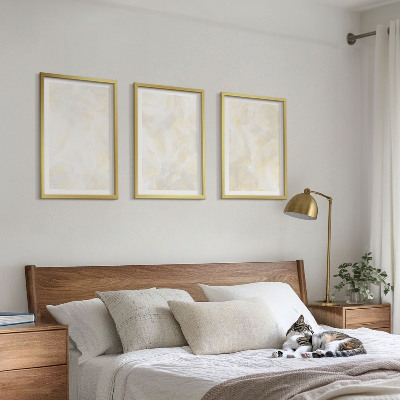 Set tablouri pentru dormitor Design de vopsea cu textură strălucitoare