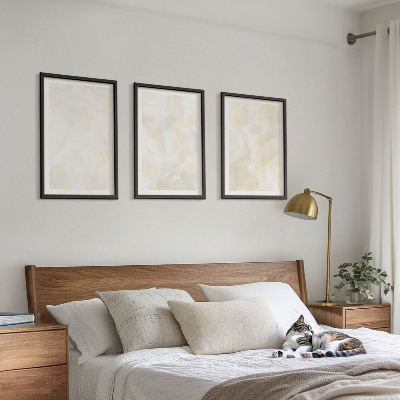 Set tablouri pentru dormitor Design de vopsea cu textură strălucitoare