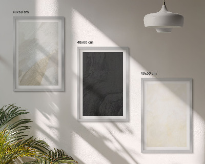 Set tablouri decorative Structuri nuanțează minimalismul