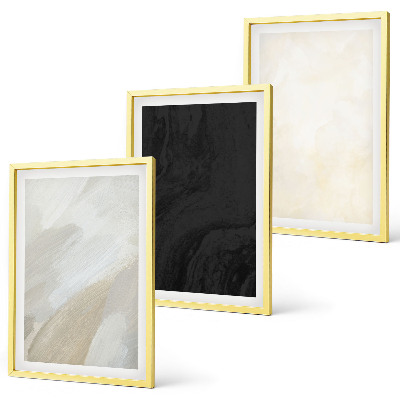 Set tablouri decorative Structuri nuanțează minimalismul