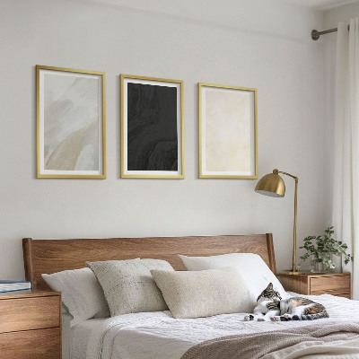 Set tablouri decorative Structuri nuanțează minimalismul