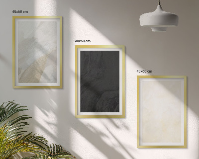 Set tablouri decorative Structuri nuanțează minimalismul