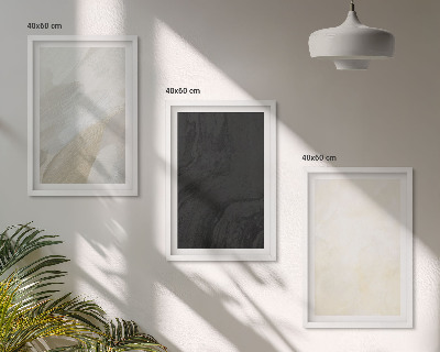 Set tablouri decorative Structuri nuanțează minimalismul
