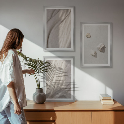 Set tablouri decorative Prim-planuri ale structurii în stil boho