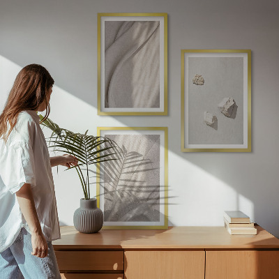 Set tablouri decorative Prim-planuri ale structurii în stil boho