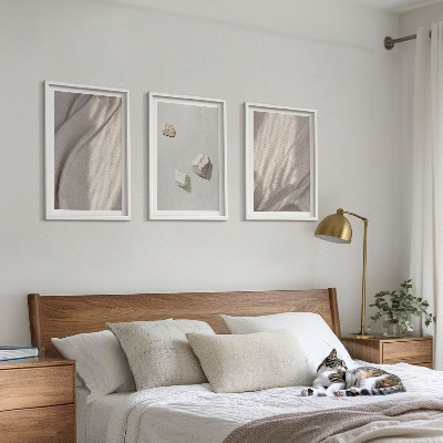Set tablouri decorative Prim-planuri ale structurii în stil boho