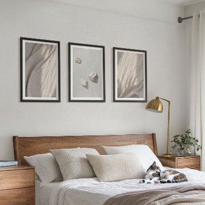 Set tablouri decorative Prim-planuri ale structurii în stil boho