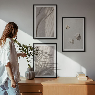 Set tablouri decorative Prim-planuri ale structurii în stil boho