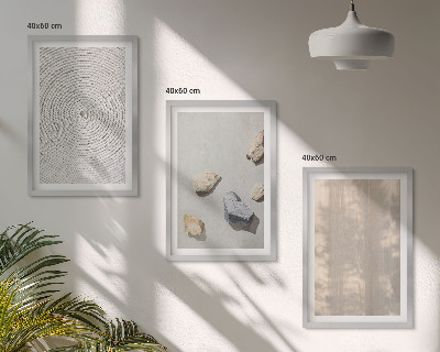 Set tablouri pentru dormitor Structuri naturale boho