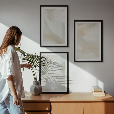 Set tablouri decorative Minimalismul texturii vopselei
