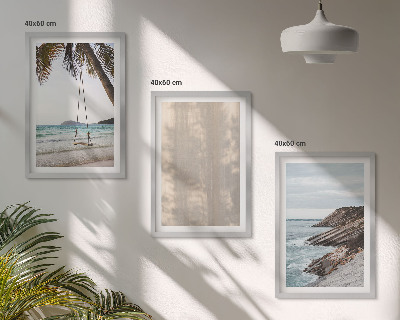 Set tablouri decorative Vederi la malul mării pe nisip de vară
