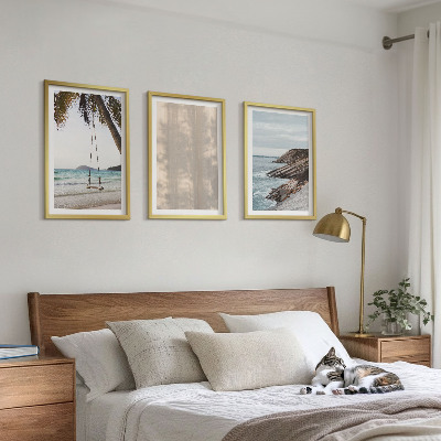 Set tablouri decorative Vederi la malul mării pe nisip de vară
