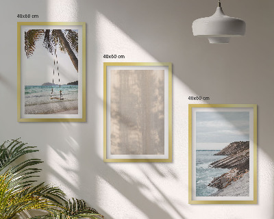 Set tablouri decorative Vederi la malul mării pe nisip de vară