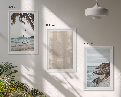 Set tablouri decorative Vederi la malul mării pe nisip de vară