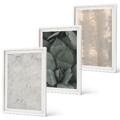 Set tablouri pentru dormitor Texturi tropicale de vară