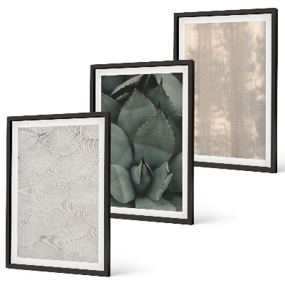Set tablouri pentru dormitor Texturi tropicale de vară