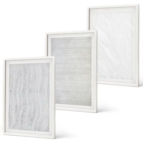 Set de tablouri pentru dormitor cu modele de nisip strălucitor