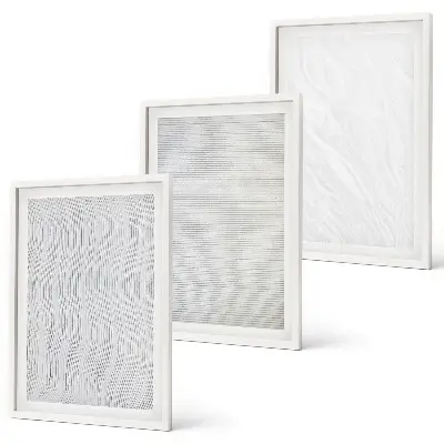 Set de tablouri pentru dormitor cu modele de nisip strălucitor