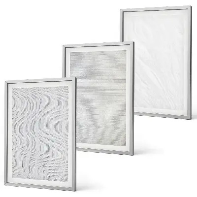 Set de tablouri pentru dormitor cu modele de nisip strălucitor