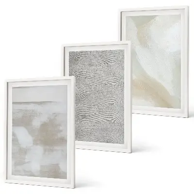Set de tablouri decorative cu design modern abstract