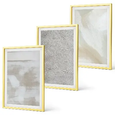 Set de tablouri decorative cu design modern abstract