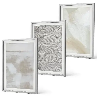 Set de tablouri decorative cu design modern abstract