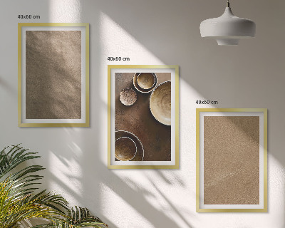 Set tablouri decorative Structuri minimaliste din piatră