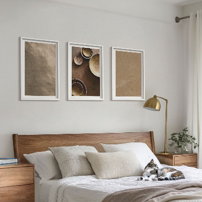 Set tablouri decorative Structuri minimaliste din piatră