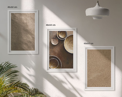 Set tablouri decorative Structuri minimaliste din piatră