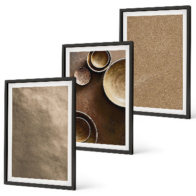 Set tablouri decorative Structuri minimaliste din piatră