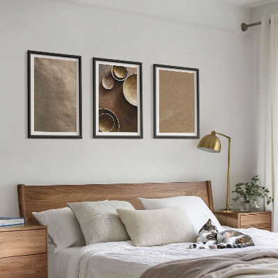 Set tablouri decorative Structuri minimaliste din piatră