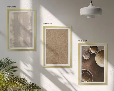 Set de tablouri pentru dormitor cu structuri texturate minimaliste