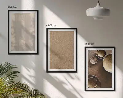 Set de tablouri pentru dormitor cu structuri texturate minimaliste