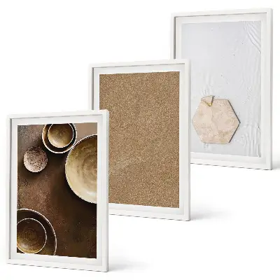 Set tablouri decorative cu texturi și culori minimaliste