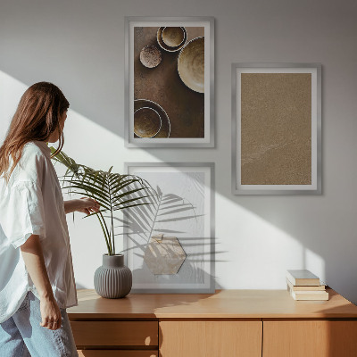Set tablouri decorative Texturi și culori minimaliste