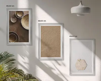 Set tablouri decorative cu texturi și culori minimaliste