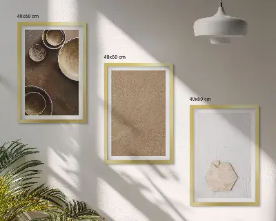 Set tablouri decorative cu texturi și culori minimaliste