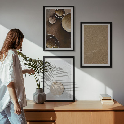Set tablouri decorative Texturi și culori minimaliste