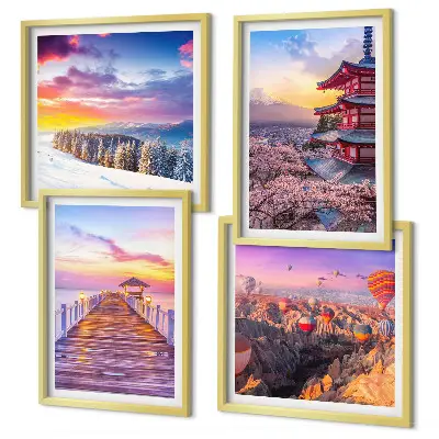 Set tablouri Peisaje romantice gata de agățat
