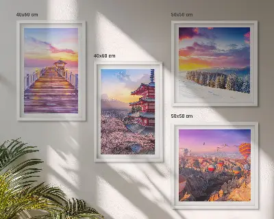 Set tablouri Peisaje romantice gata de agățat