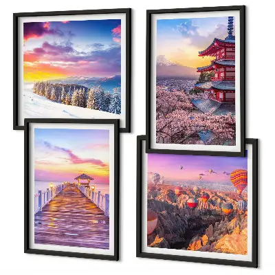 Set tablouri Peisaje romantice gata de agățat