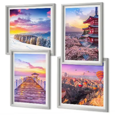 Set tablouri Peisaje romantice gata de agățat