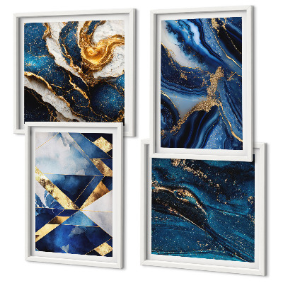 Set tablouri gata de agățat Modele elegante abstracte