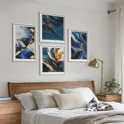 Set de tablouri abstracte modele elegante gata de agățat