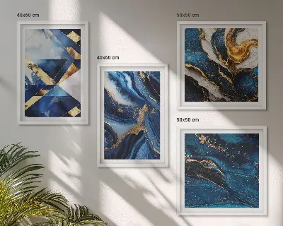 Set de tablouri abstracte modele elegante gata de agățat